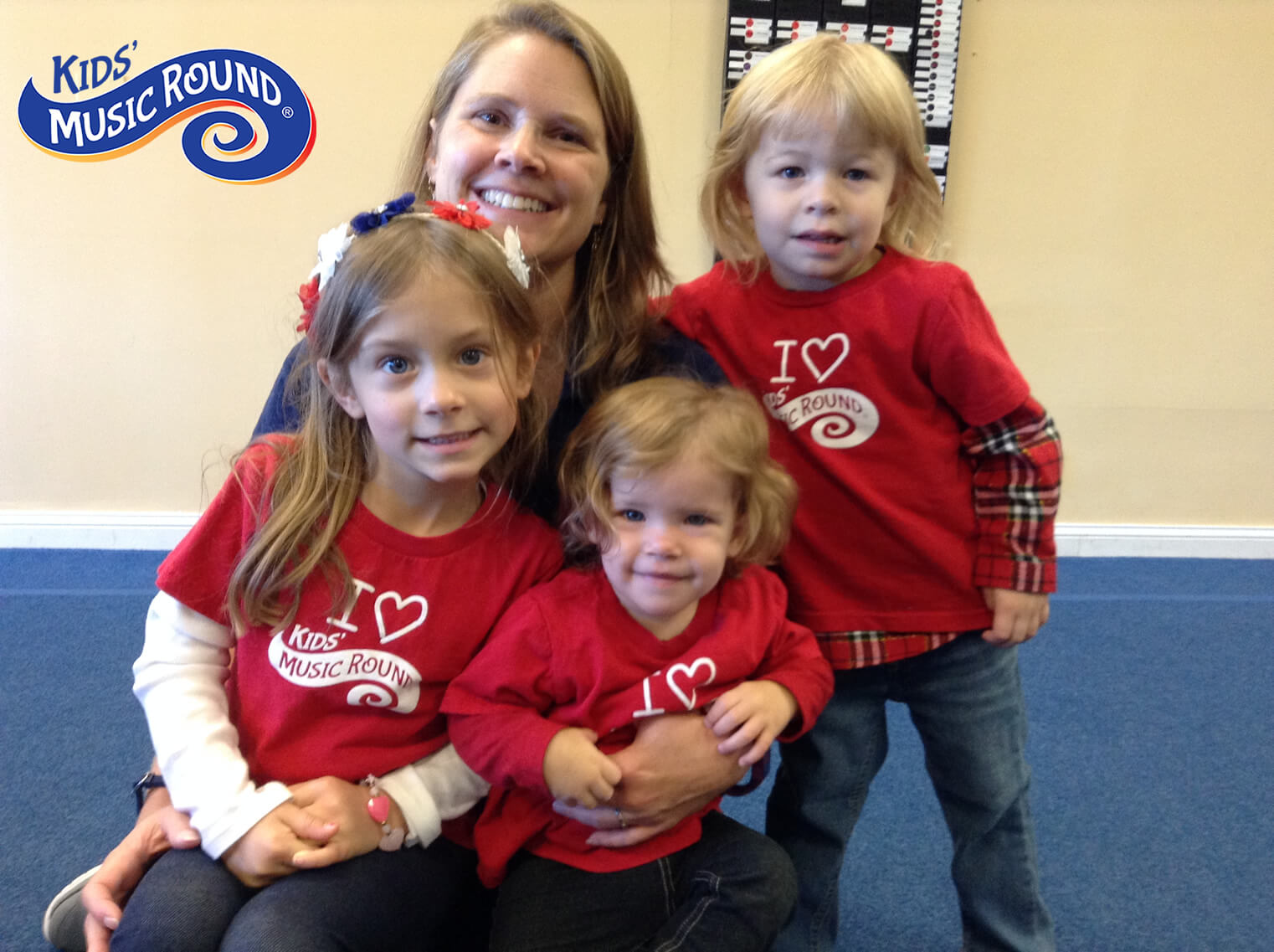 Beth with students