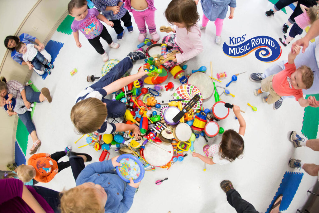 kids selecting instruments